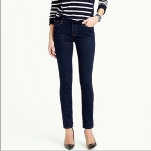 J Crew Reid Dark Wash Skinny Jeans